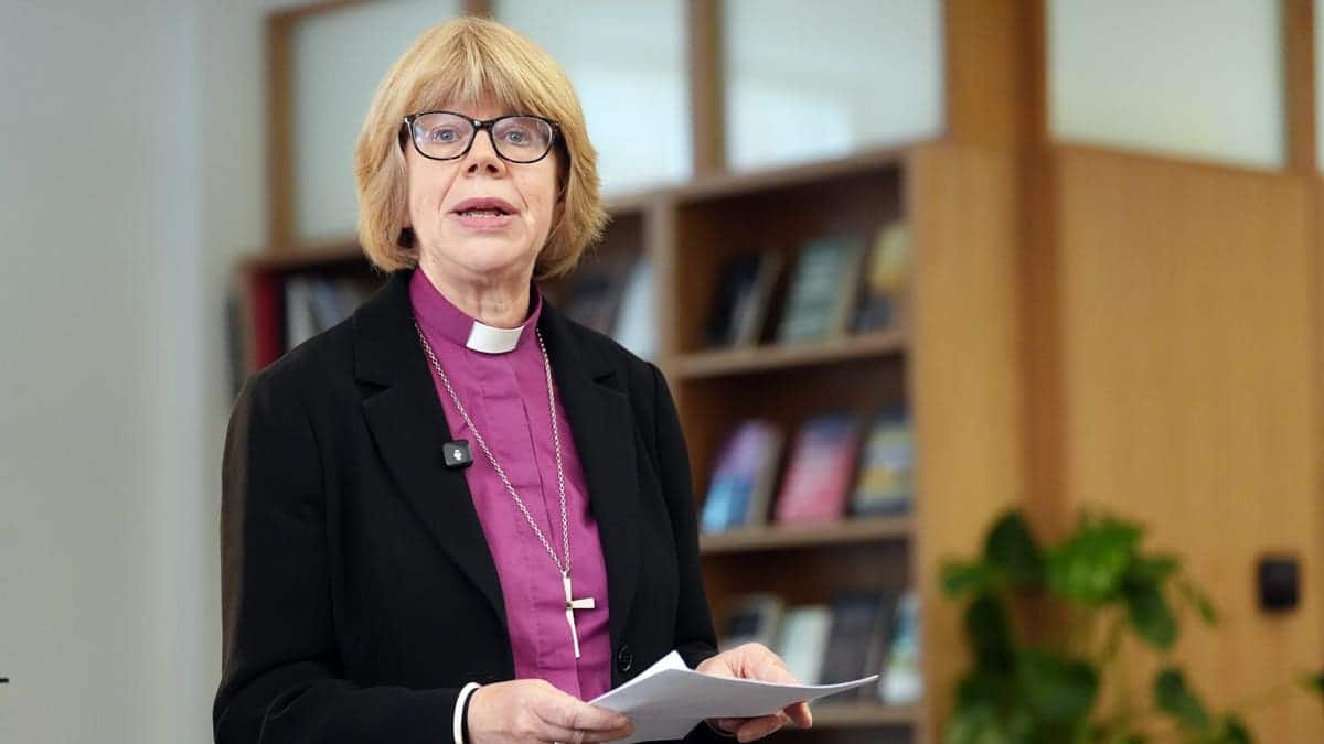 Archbishop of Canterbury Dame Sarah Mullally