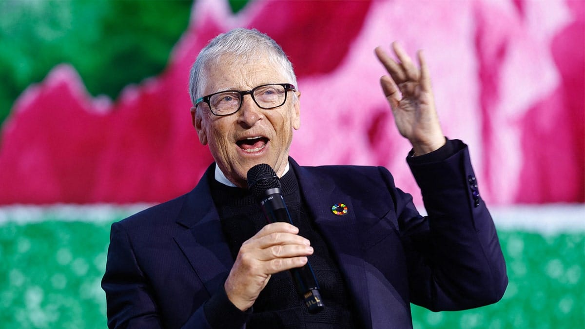 Bill Gates speaking.