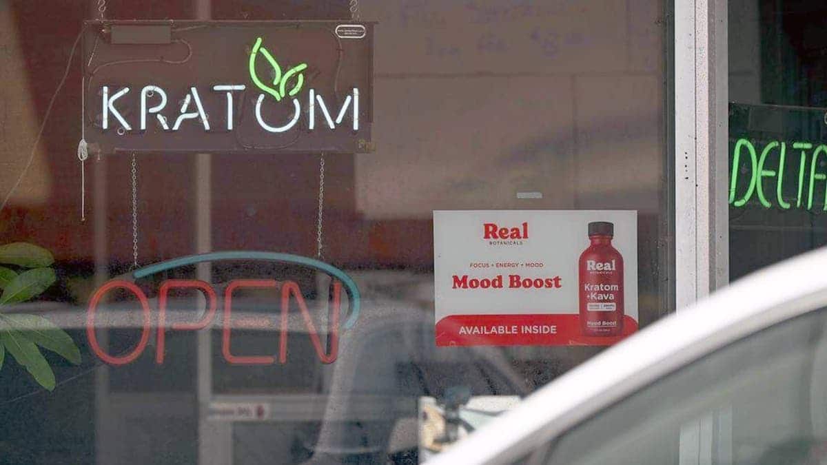 Centuries Harvest Kratom storefront sign displayed at street location in Bradenton.