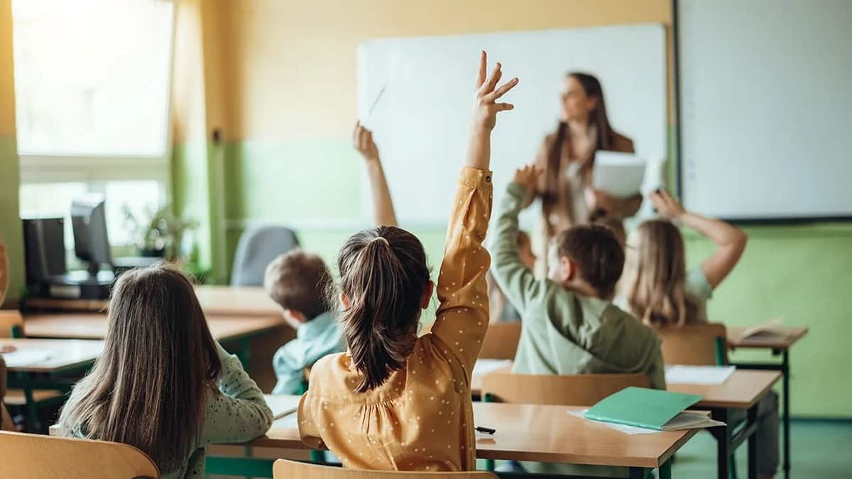 Students in classroom