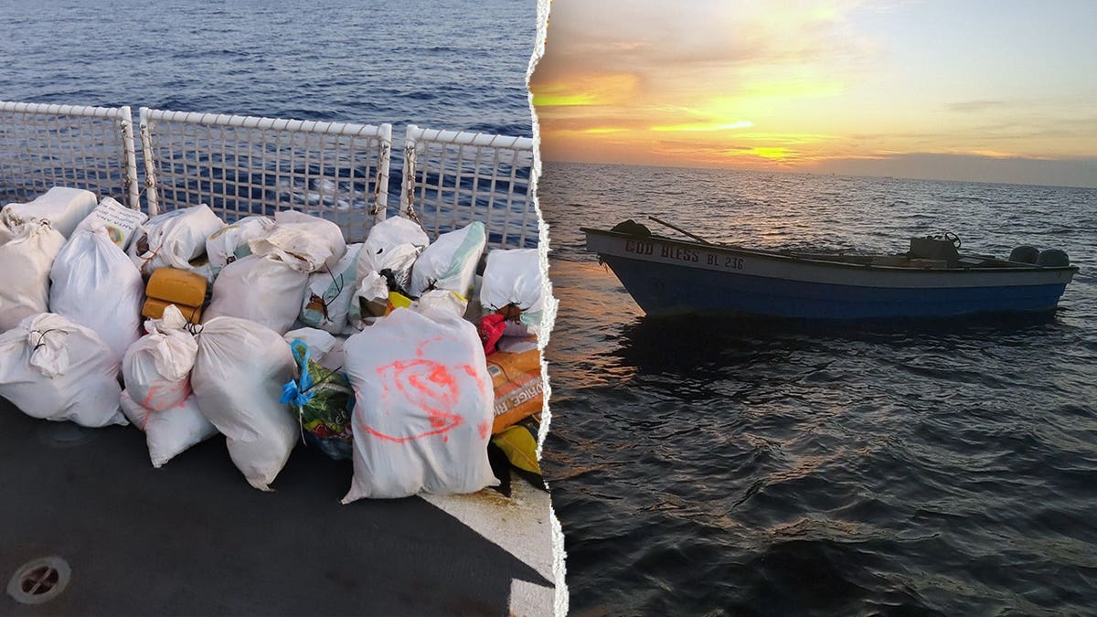 Coast Guard crews recovered 47 bales of suspected marijuana
