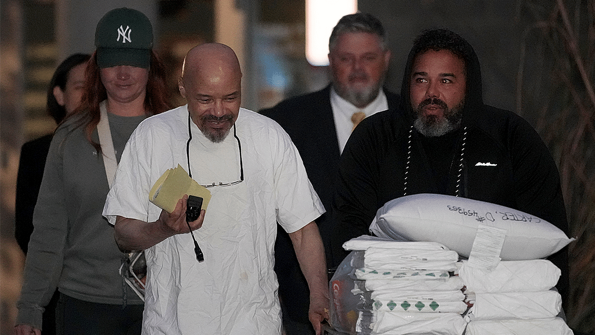 Douglas Carter, who was freed from Utah's death row