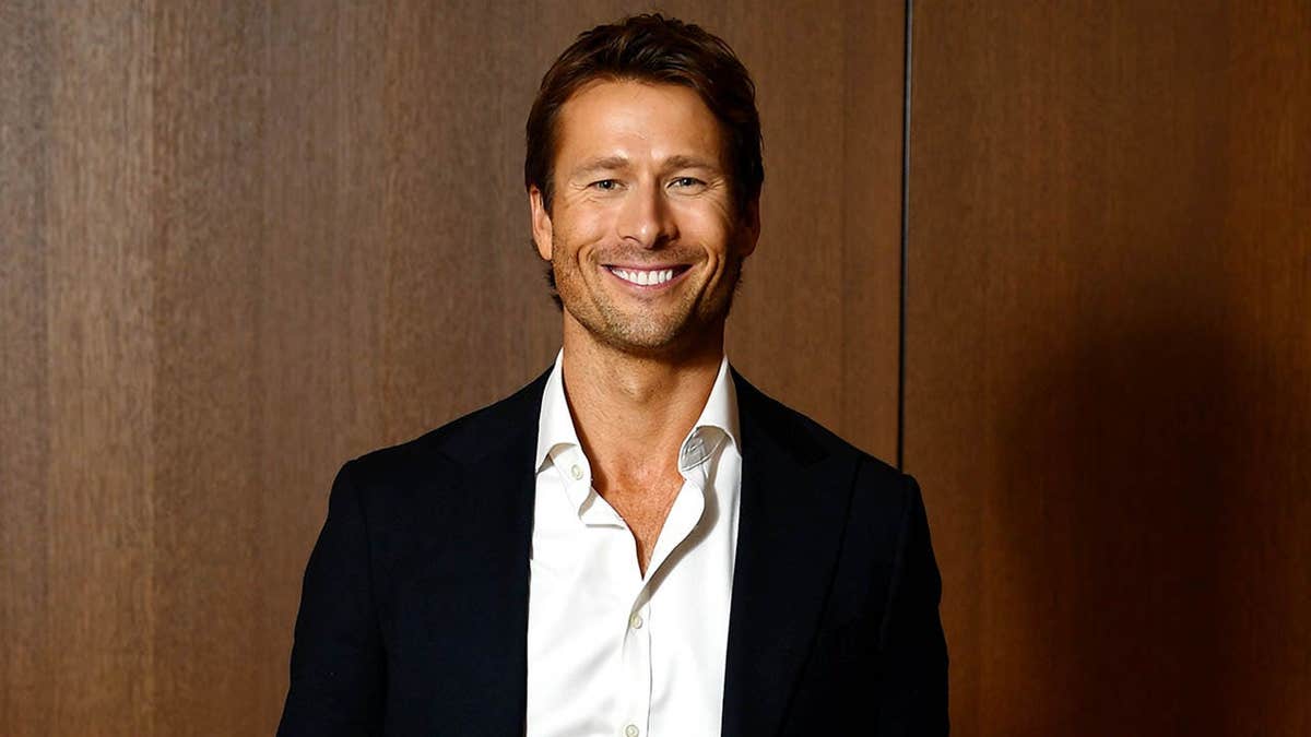 Glen Powell attends a BAFTA event in London, England.