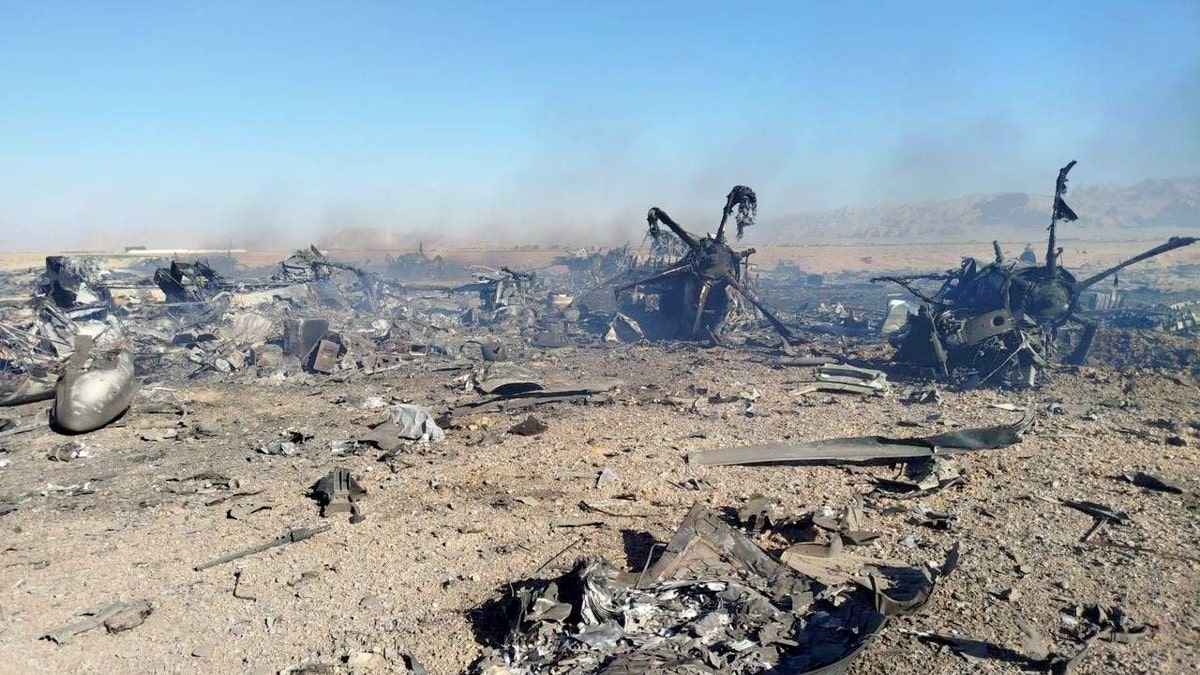 F-15E wreckage