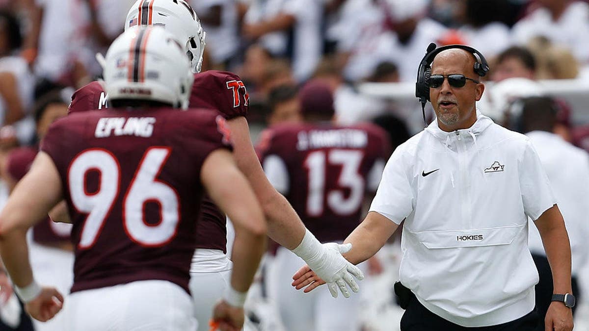 Virginia Tech Hokies head coach James Franklin