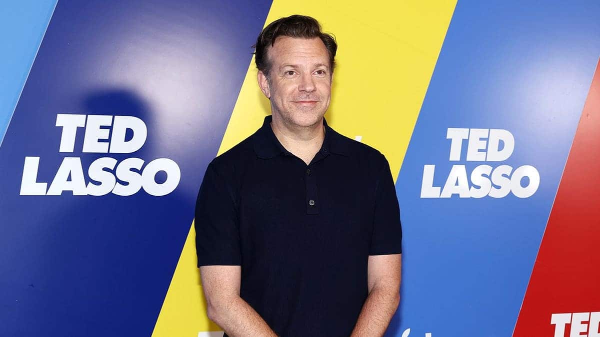 Jason Sudeikis attends the Ted Lasso Season 4 premiere at BAM Harvey Theater.