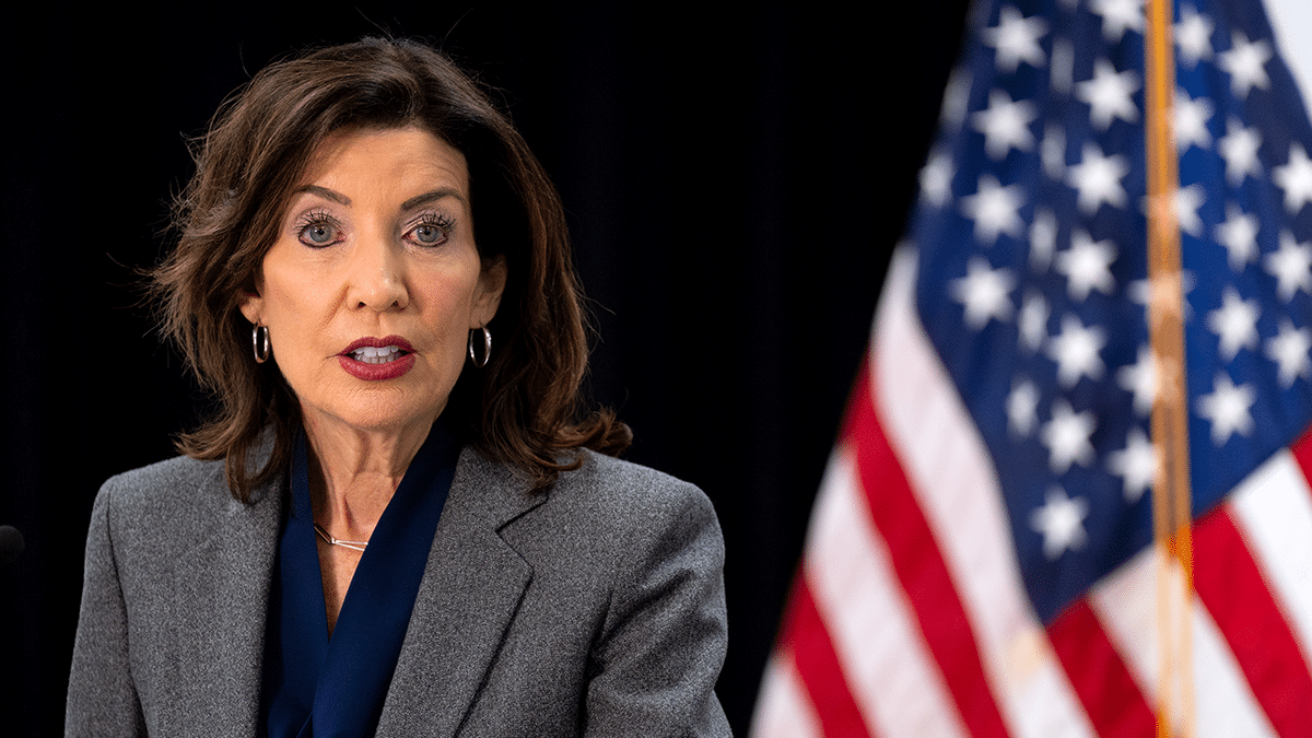 Kathy Hochul at press conference