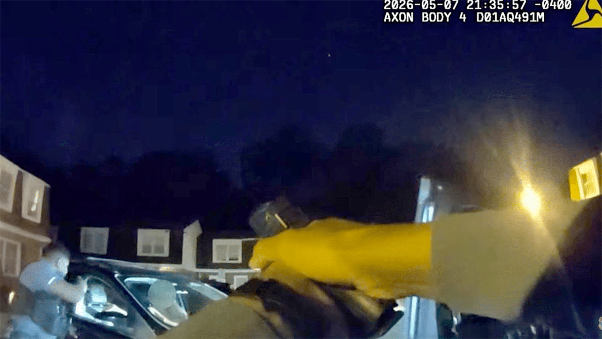 Maryland police shoot at a woman who plowed toward officers