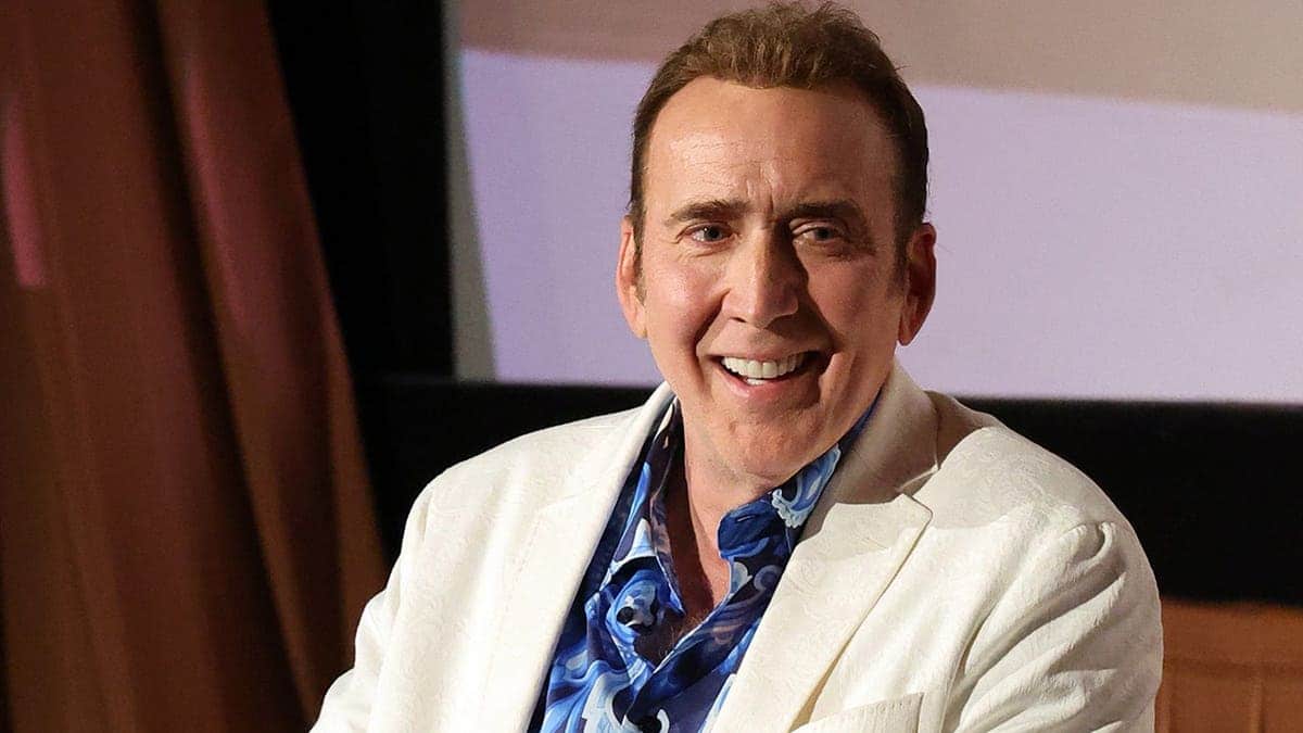 Nicolas Cage at a screening for