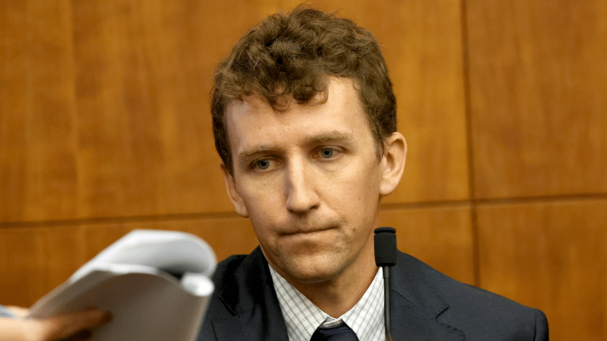 Patrick Clancy on the stand