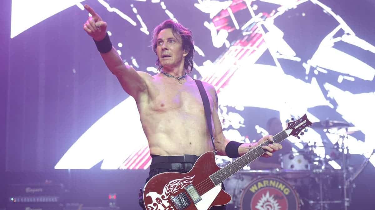 Rick Springfield performs on stage at the Ryman Auditorium in Nashville.