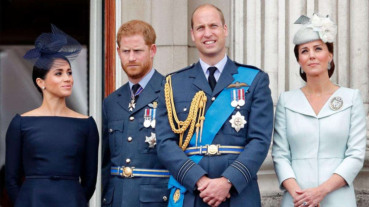 Meghan Markle, Prince Harry, Prince William and Kate Middleton