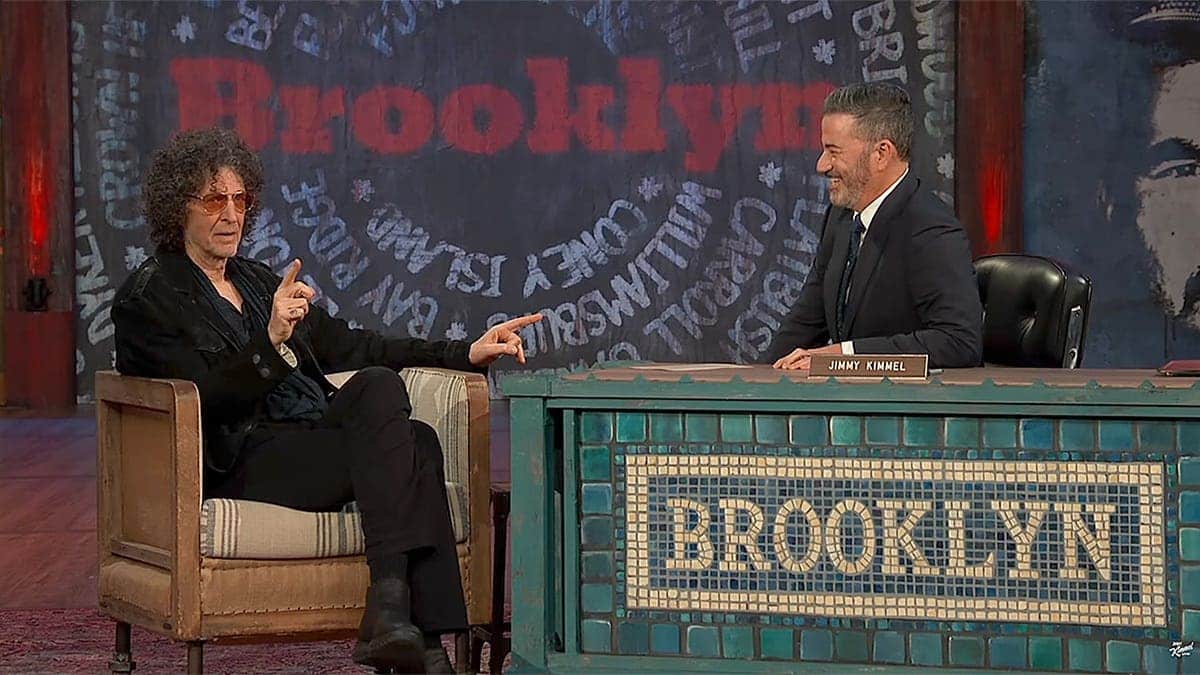 Howard Stern and Jimmy Kimmel