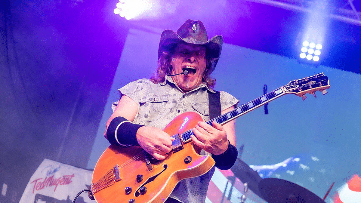 Ted Nugent performs onstage at Haute Spot Event Venue in Cedar Park, Texas.