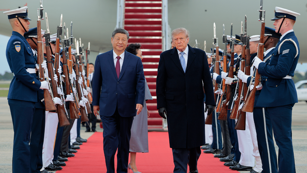 President Trump Welcomes China's President Xi At Joint Base Andrews