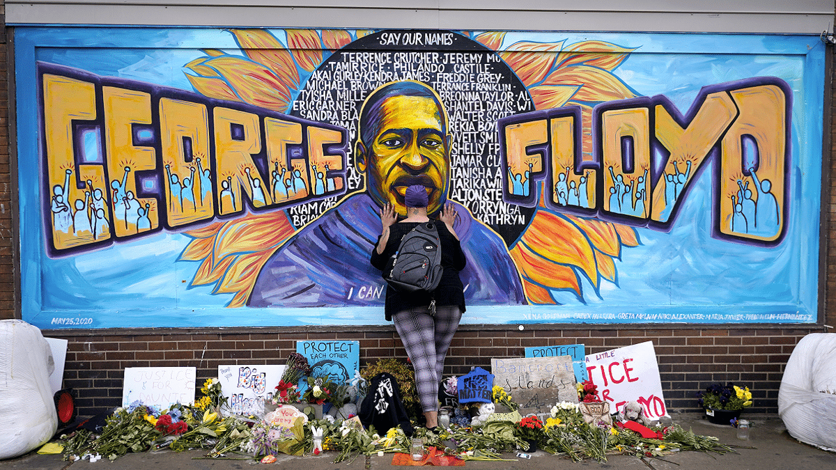 George Floyd mural in Minneapolis, Minnesota