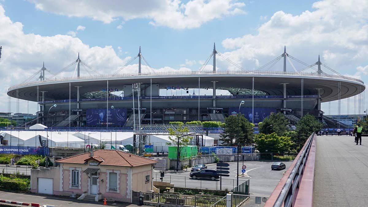 Stade de France exterior before UEFA Champions League final