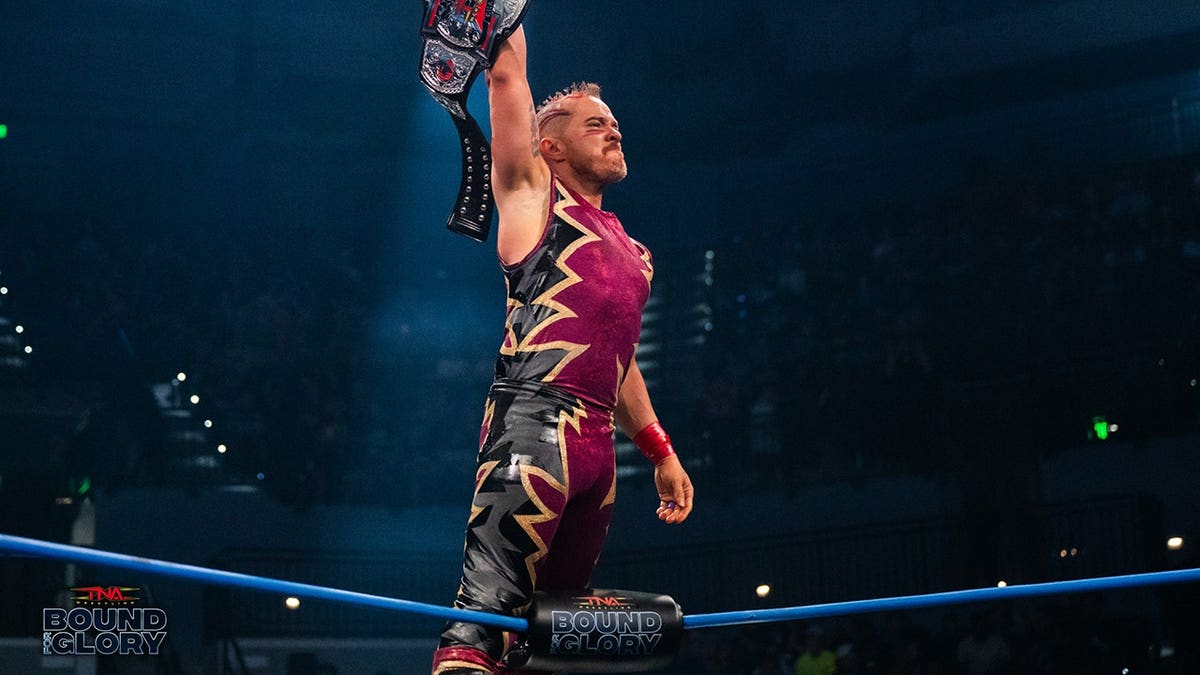 Amazing Red holds the X Division title