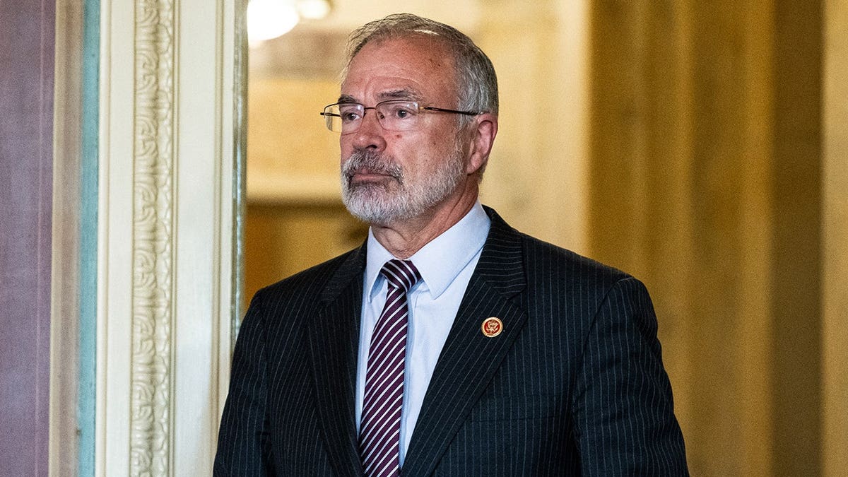 Rep. Andy Harris arrives at the U.S. Capitol in Washington, D.C.