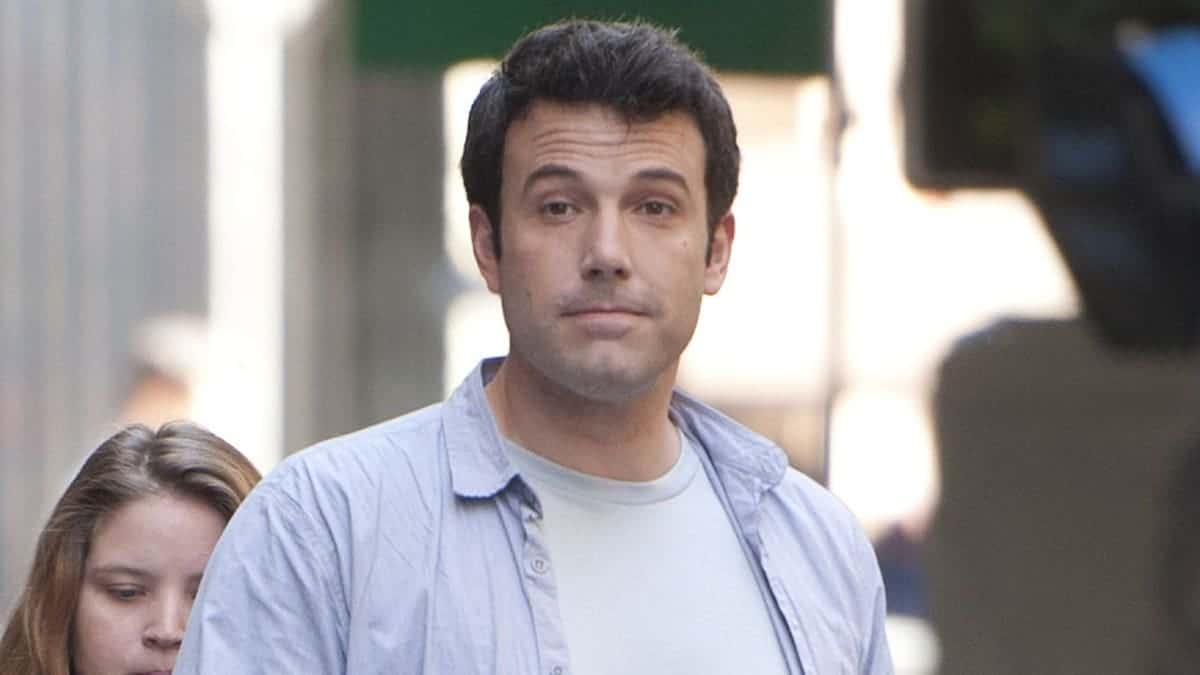 Ben Affleck on set