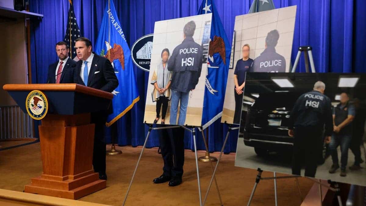 Attorney General Todd Blanche speaks at press conference on Sept. 30, 2026.
