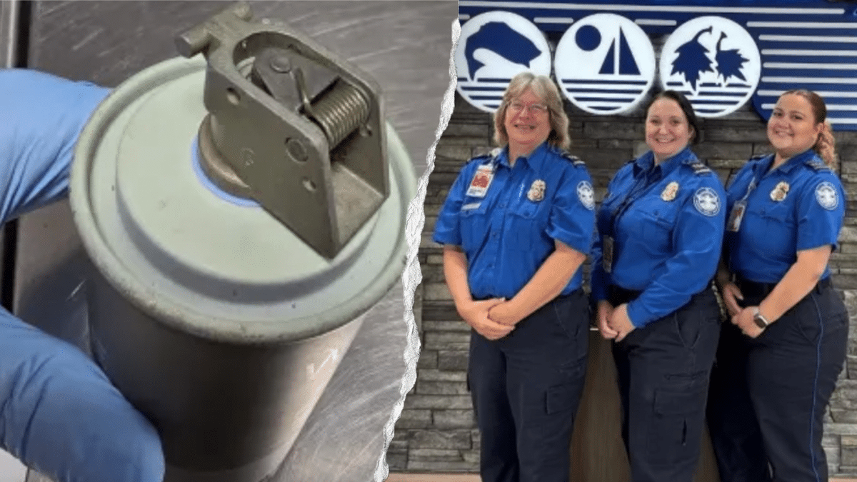 TSA makes alarming discovery inside canister