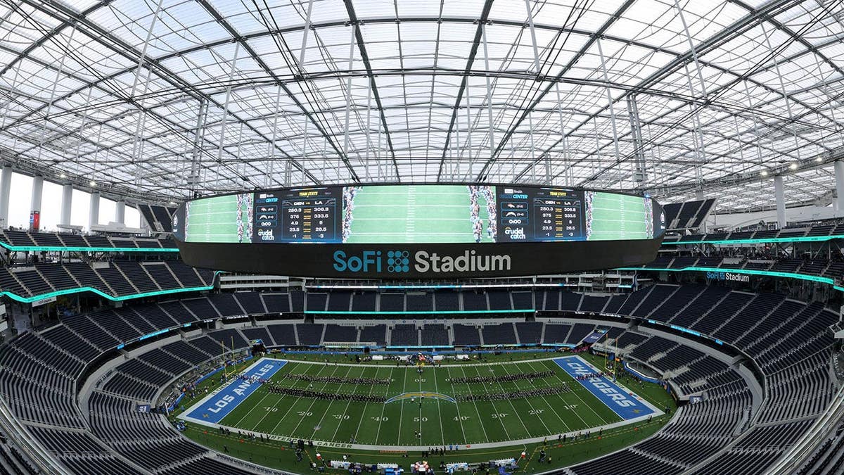 Field at SoFi Stadium before the Los Angeles Chargers and Denver Broncos game on October 11, 2026.