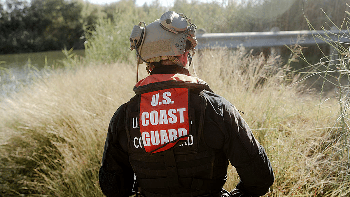 Coast Guard after patrolling the Rio Grande