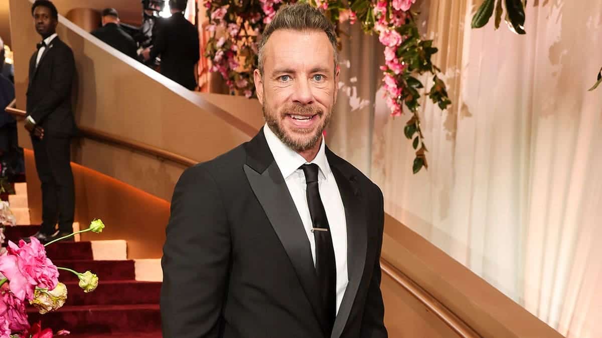 Dax Shepard at the Golden Globes in Los Angeles in January 2026.