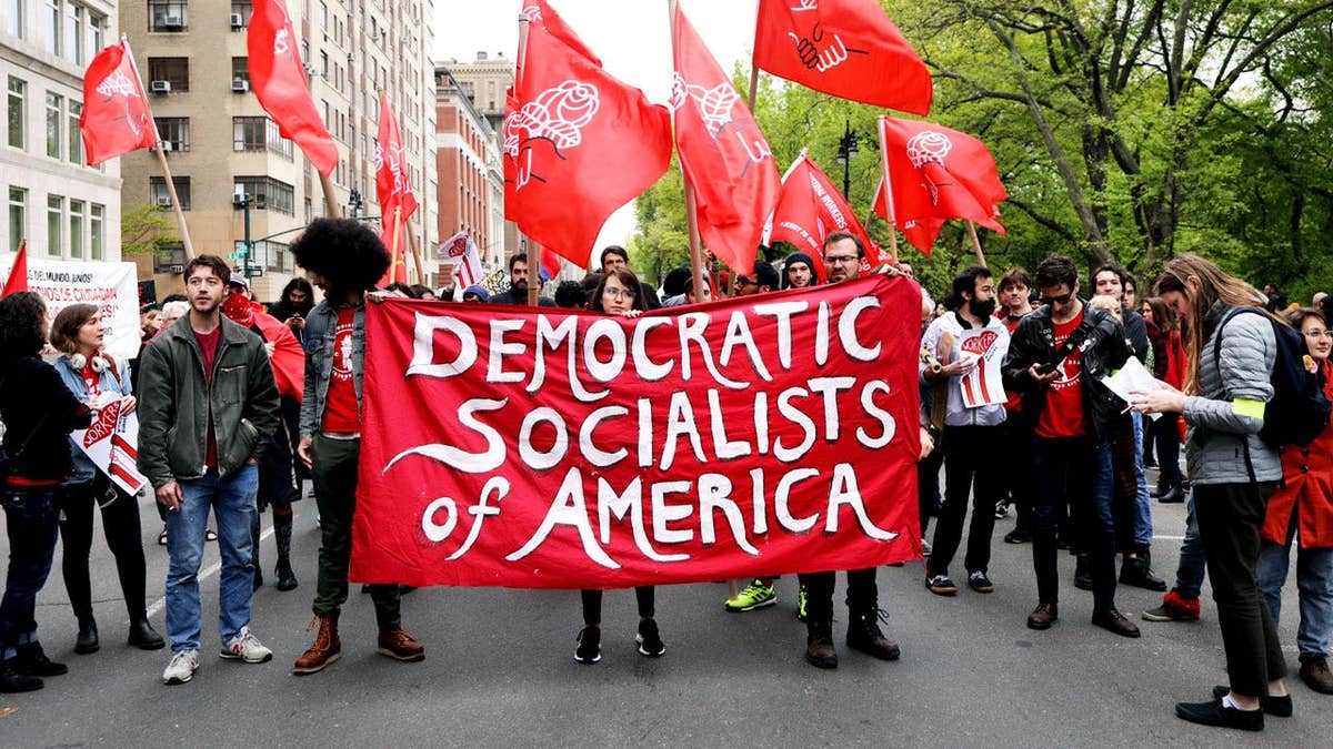 Members of the Democratic Socialists of America.