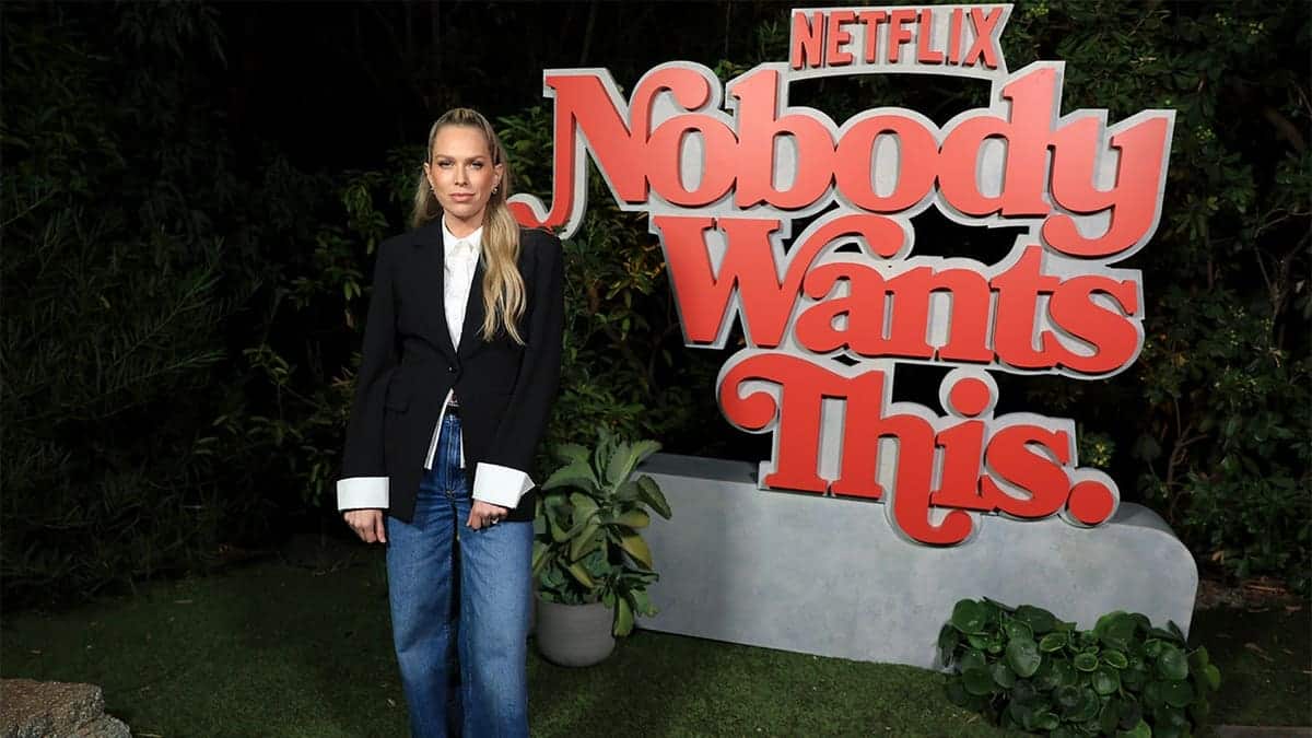 Erin Foster attends the Nobody Wants This S3 Housewarming Party in Los Angeles.
