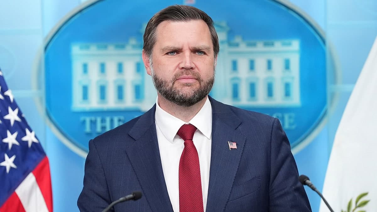 Vice President JD Vance speaks at White House press briefing