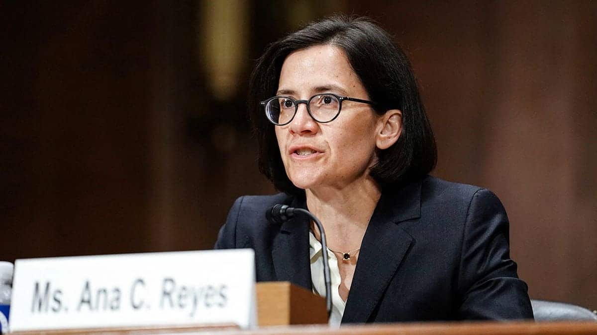 Ana Reyes an anti-Trump judge is shown.