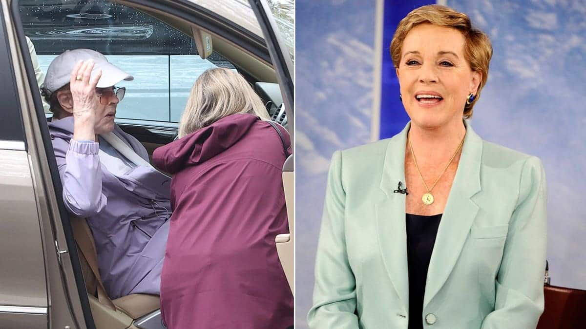 Julie Andrews now and then split.