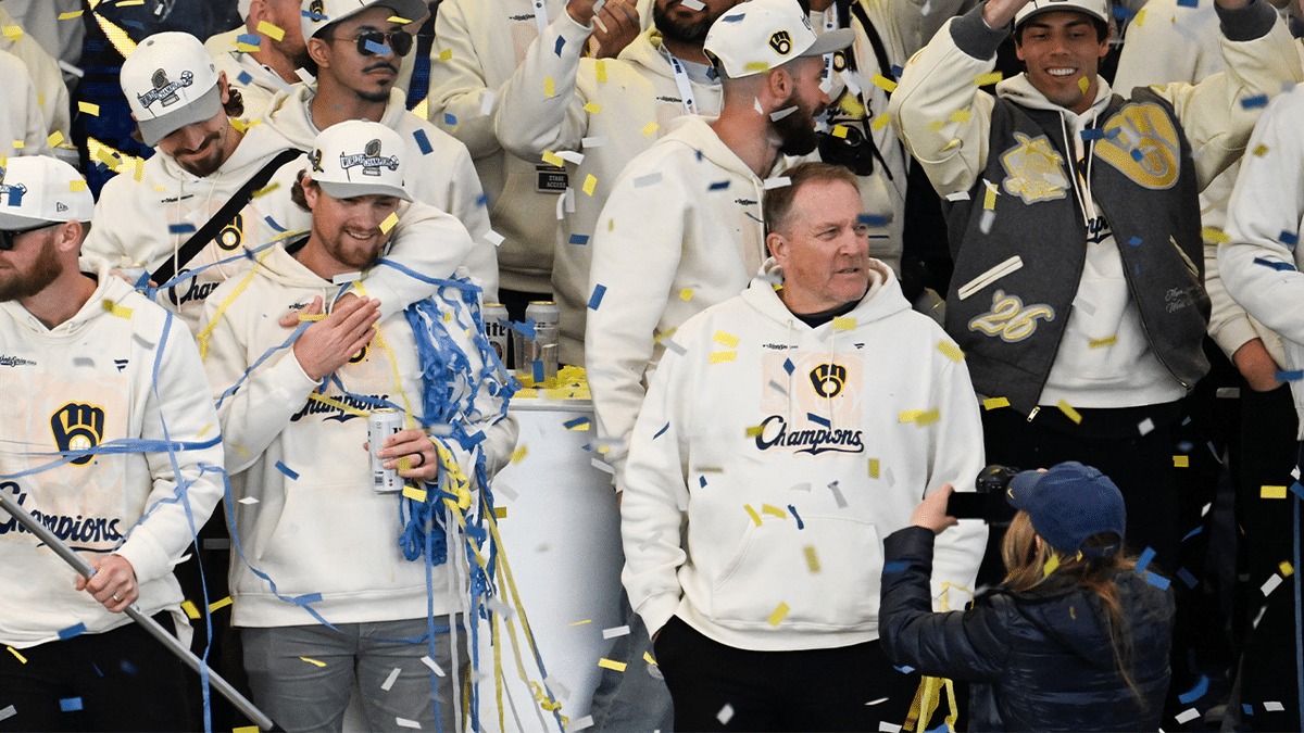 Pat Murphy and Brewers World Series parade