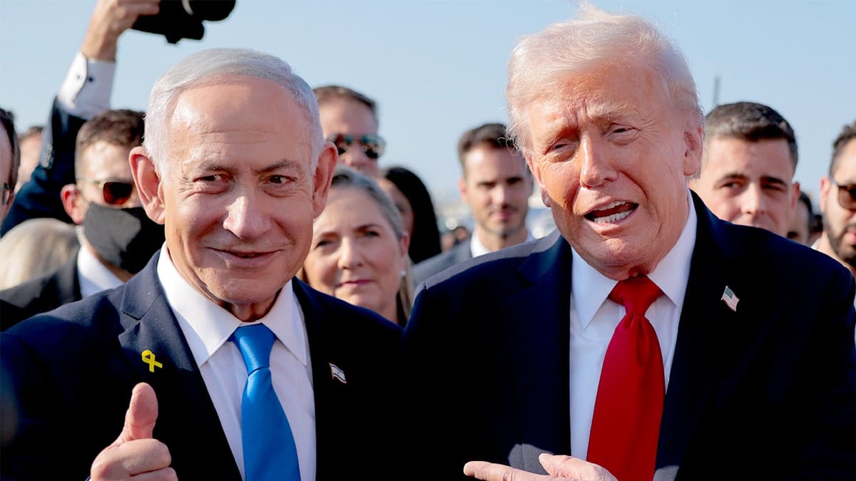 Benjamin Netanyahu, Donald Trump in Israel