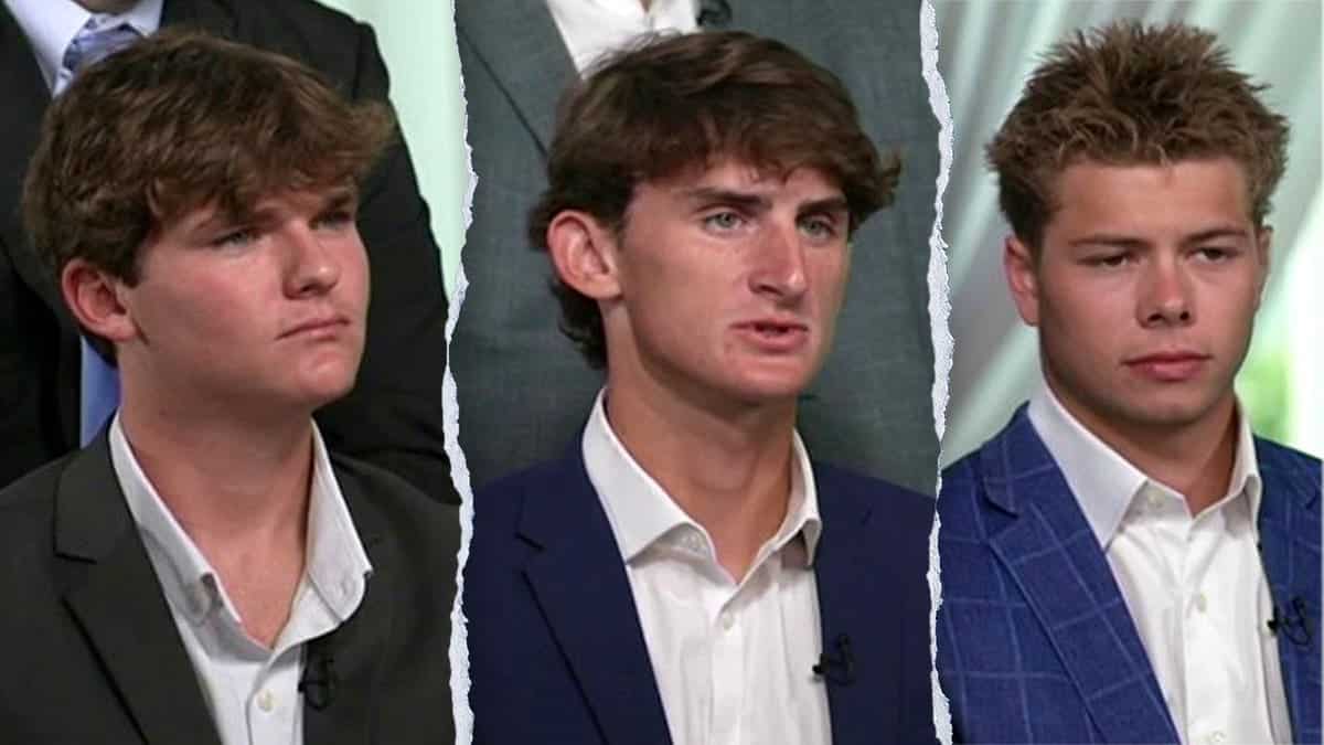 Morgan Seymour, Warren Hudson and Jax Pitalo