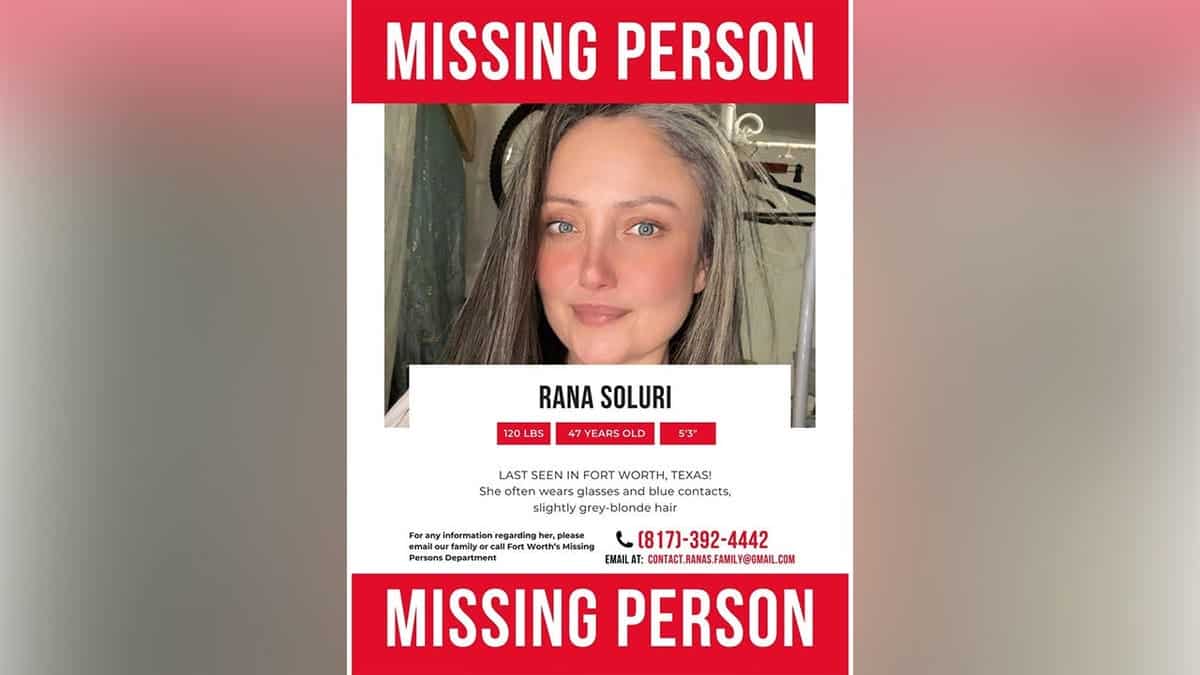 Rana Soluri's missing poster.