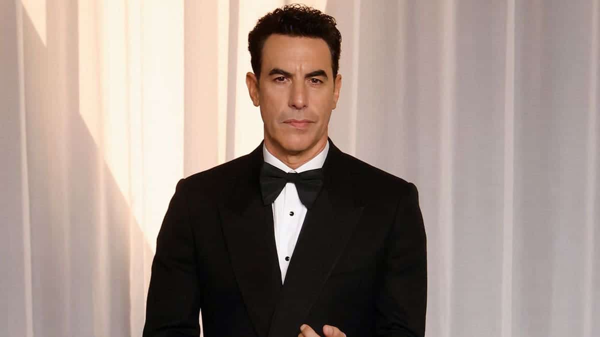 Sacha Baron Cohen at the Academy Museum Gala in Los Angeles in October 2026.