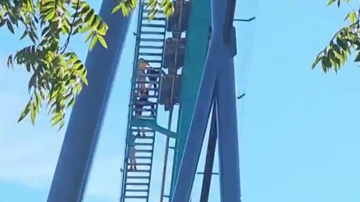 The Goliath ride in Six Flags