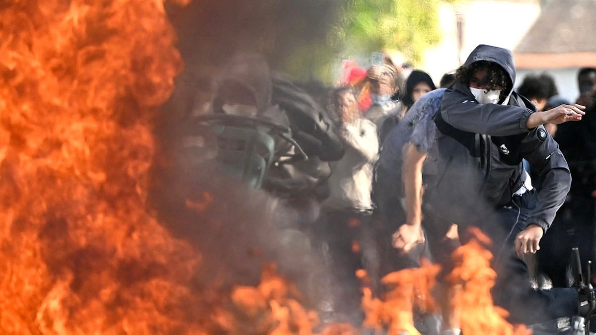 Student protests in France