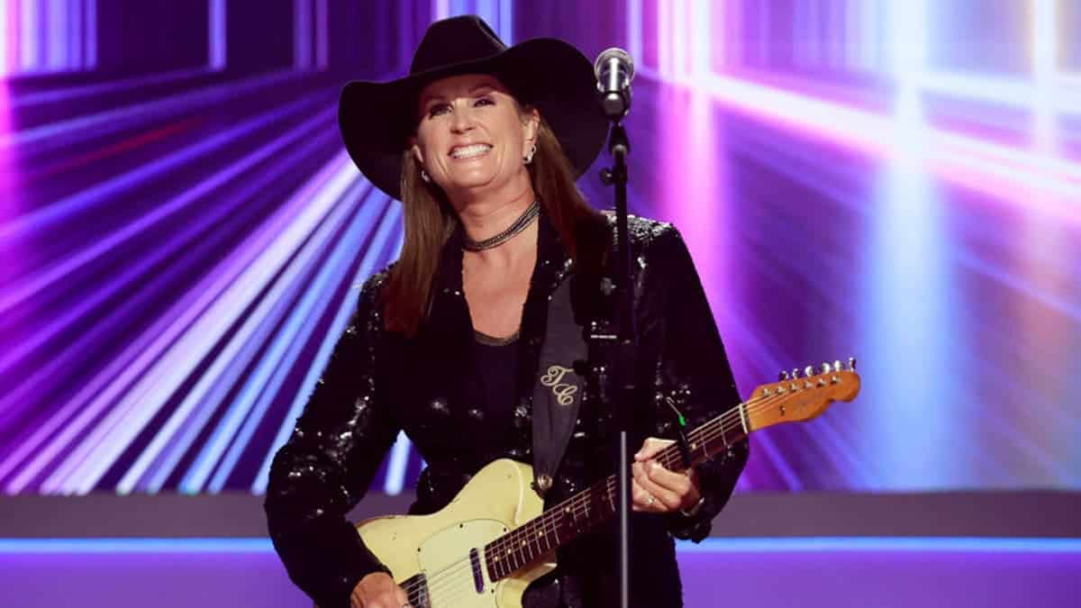 Terri Clark performs onstage at Ryman Auditorium in Nashville.